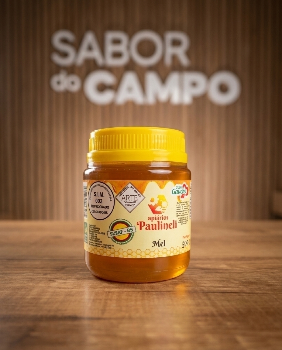 Mel Puro Silvestre Artesanal 500g | Sabor do Campo