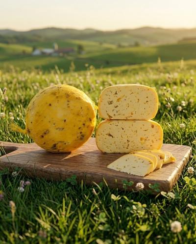 Queijo Colonial Amanteigado com Nozes e Damasco 550g